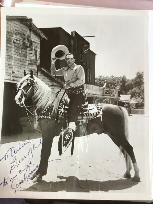 Ray “Crash” Corrigan, autograph