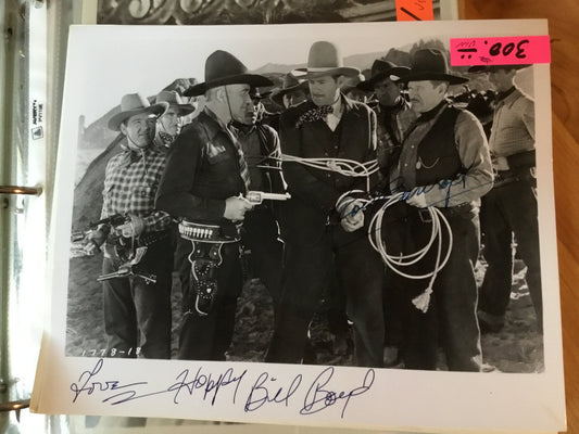 William Boyd as HOPALONG CASSIDY and Roy Barcroft (autographs)