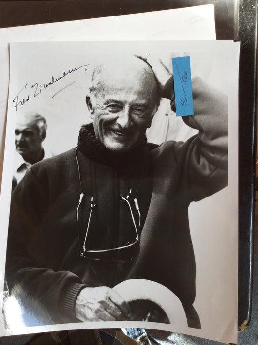 FRED ZINNEMANN, autograph