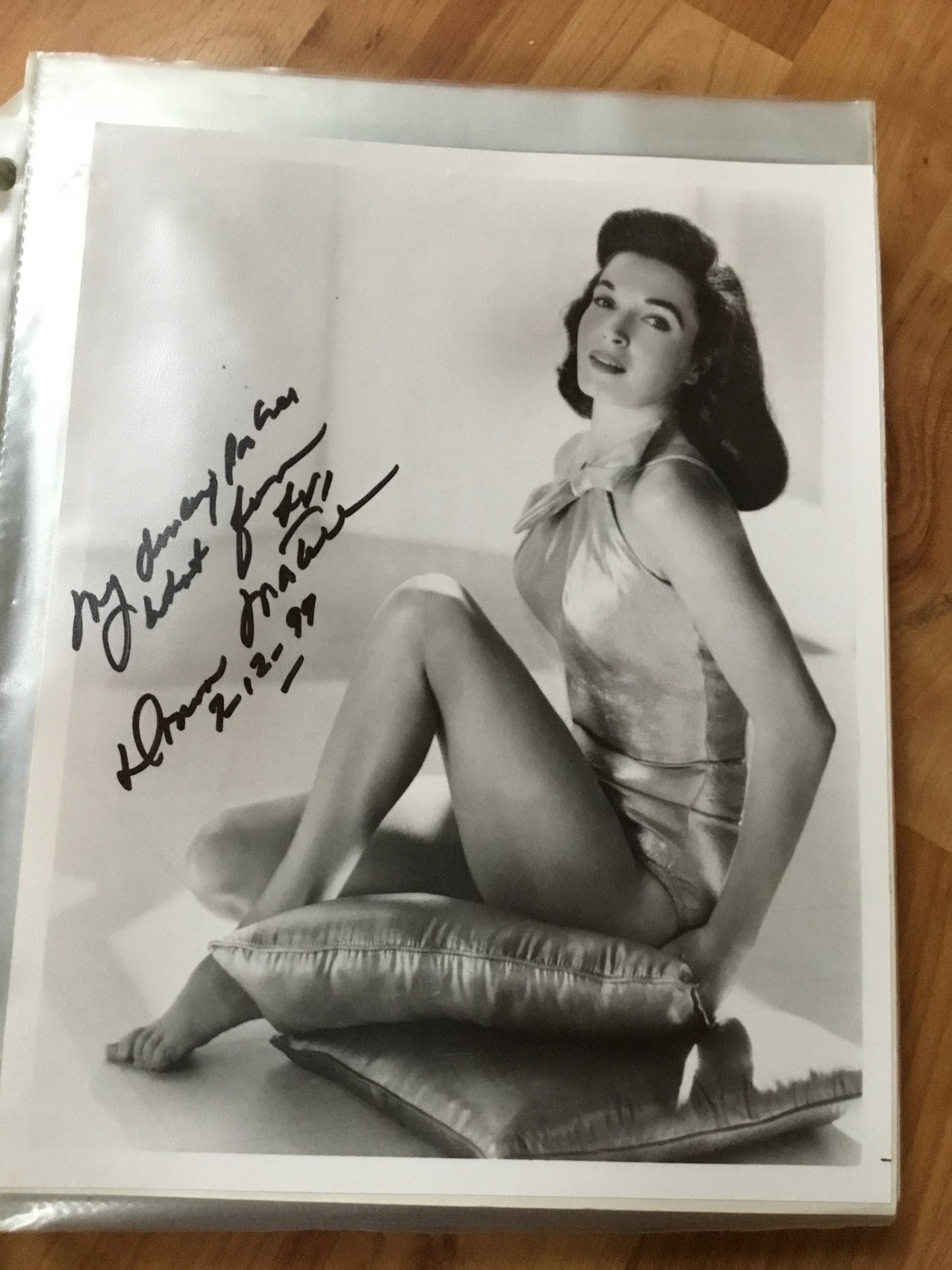 Donna Martel autograph 1999