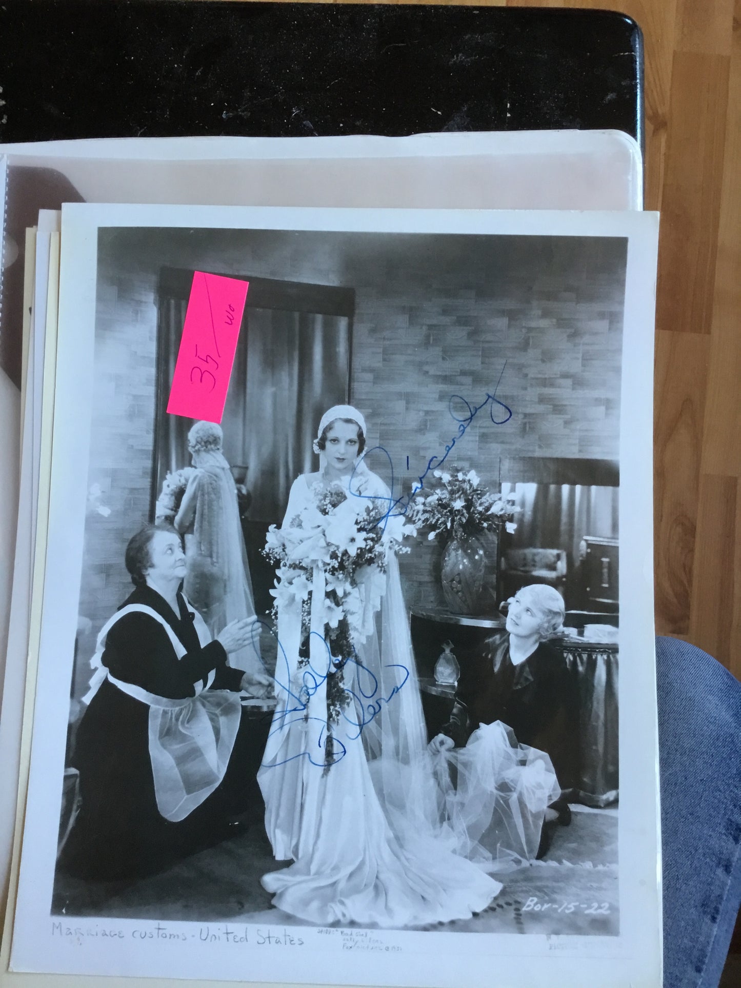 Sally Eilers, autograph