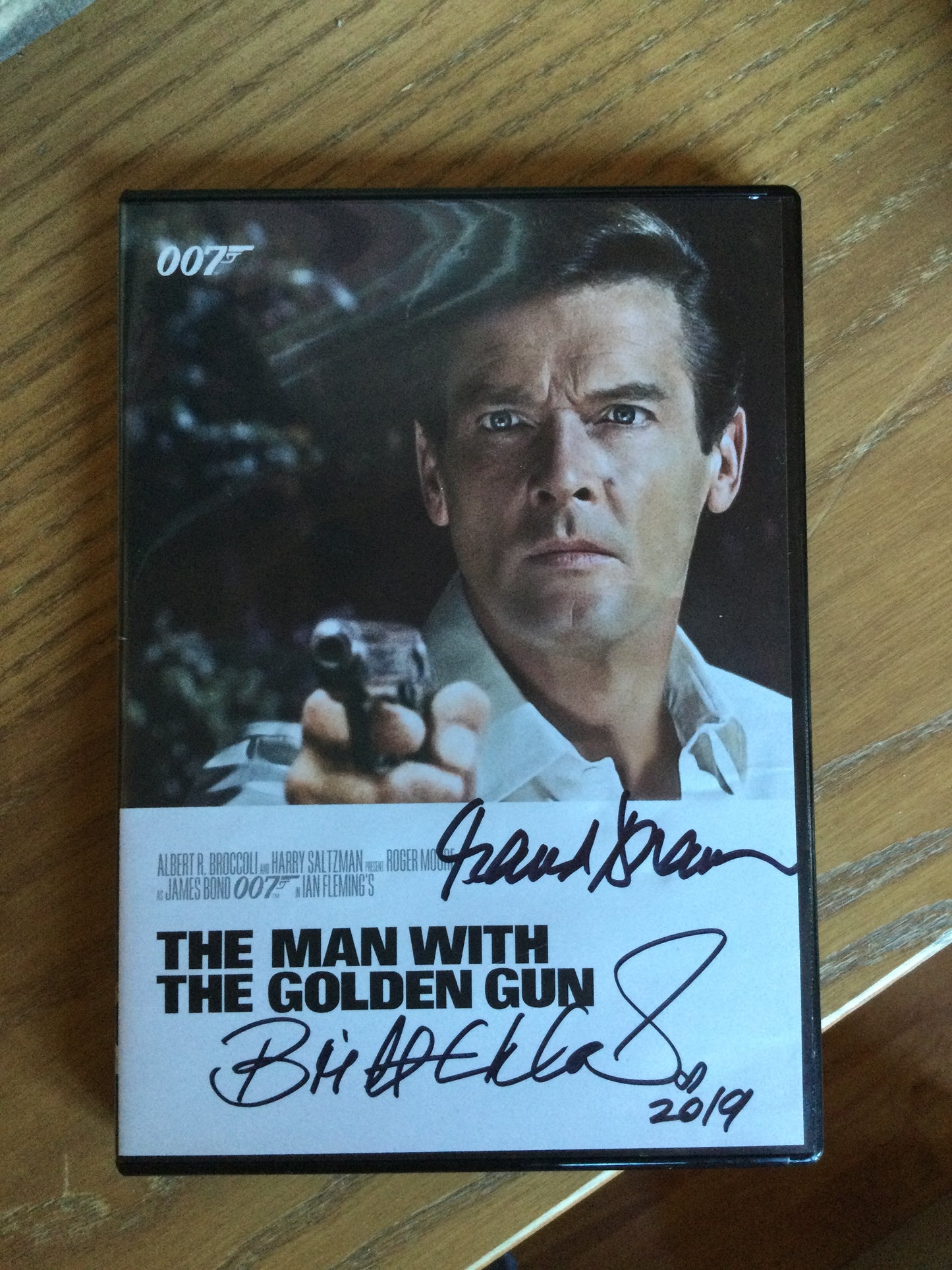 MAN WITH THE GOLDEN GUN (DVD) Autographed by Two Bond Girls