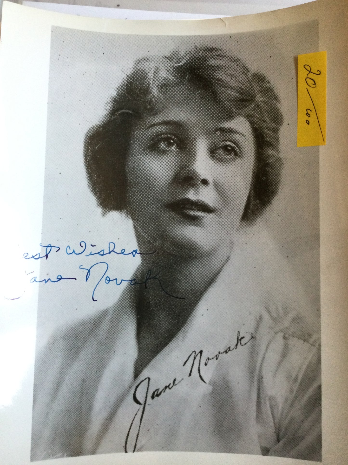 JANE NOVAK, autograph
