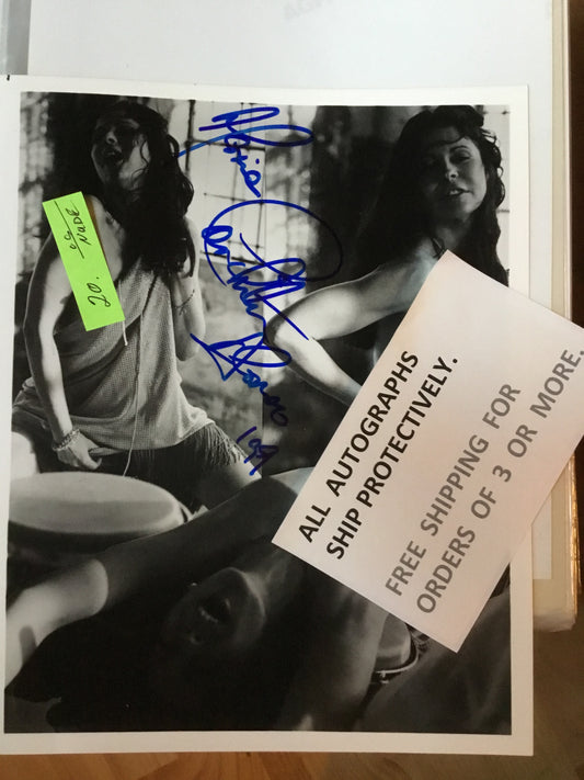 Maria Conchita Alonso, autograph