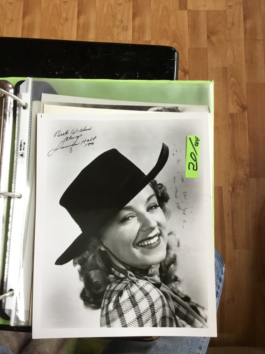 Jennifer Holt, autograph