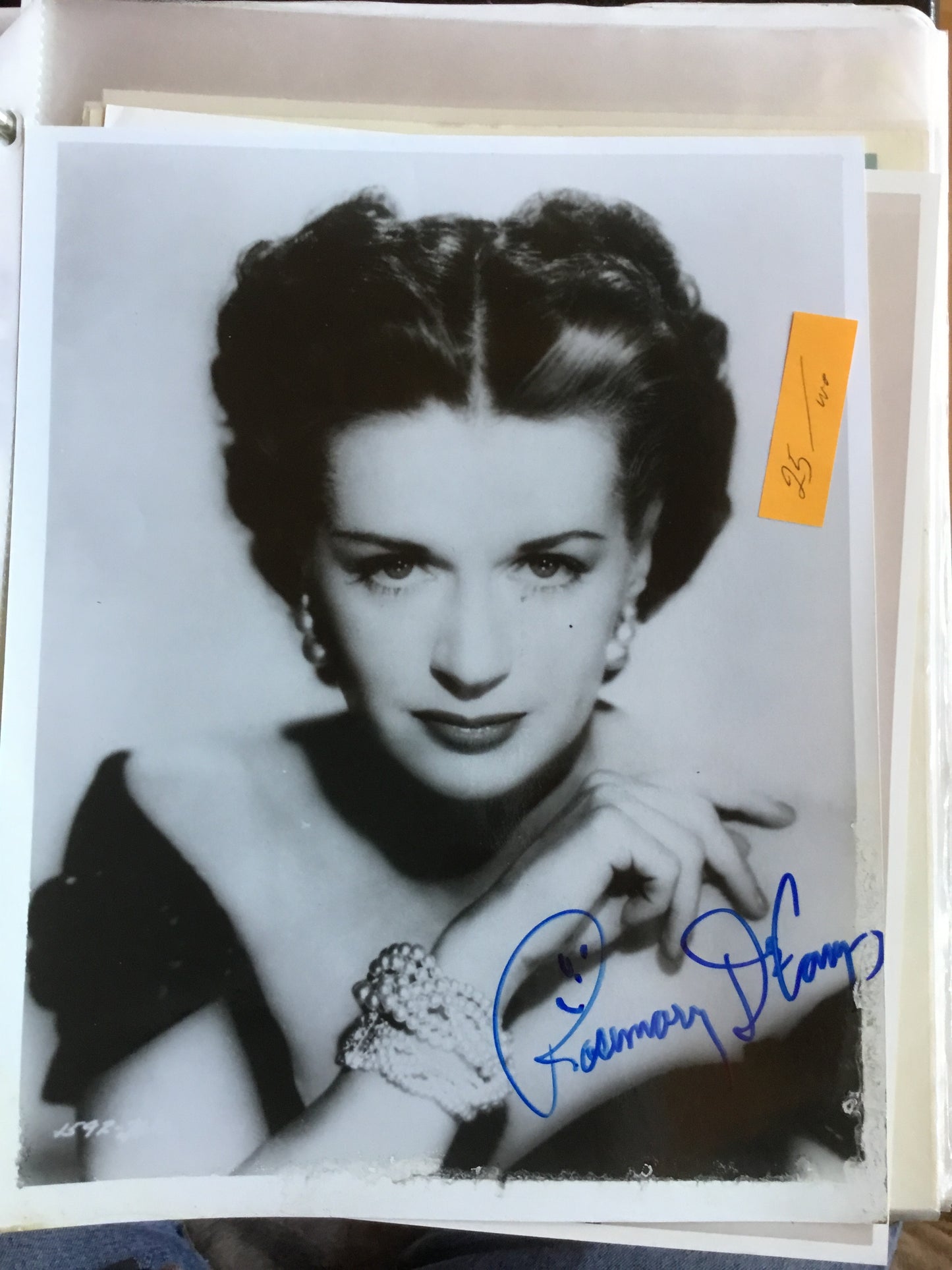 Rosemary DeCamp, autograph