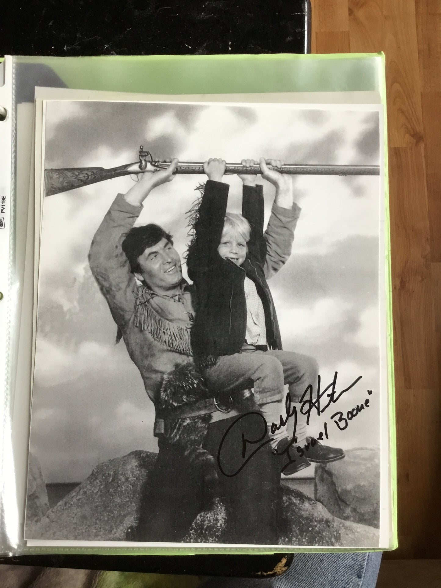 DARBY HINTON, Daniel Boone, autograph