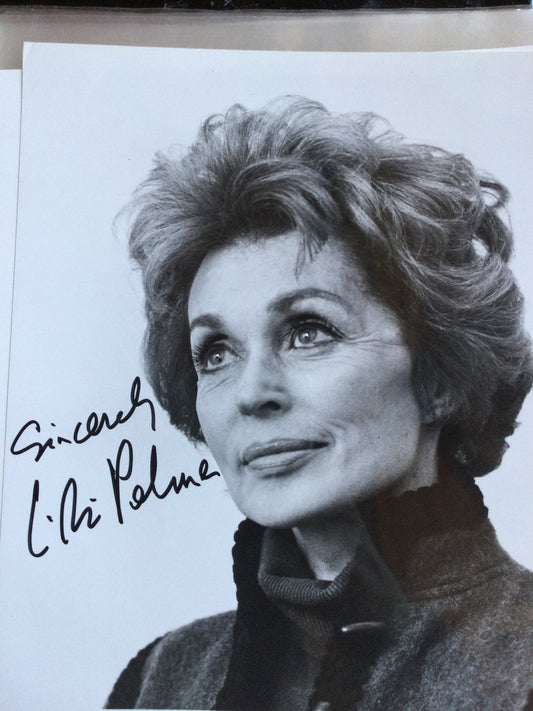LILLI PALMER, autograph