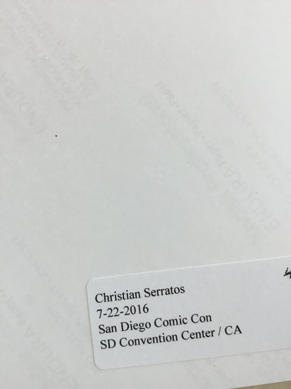 CHRISTIAN SERRATOS, autograph