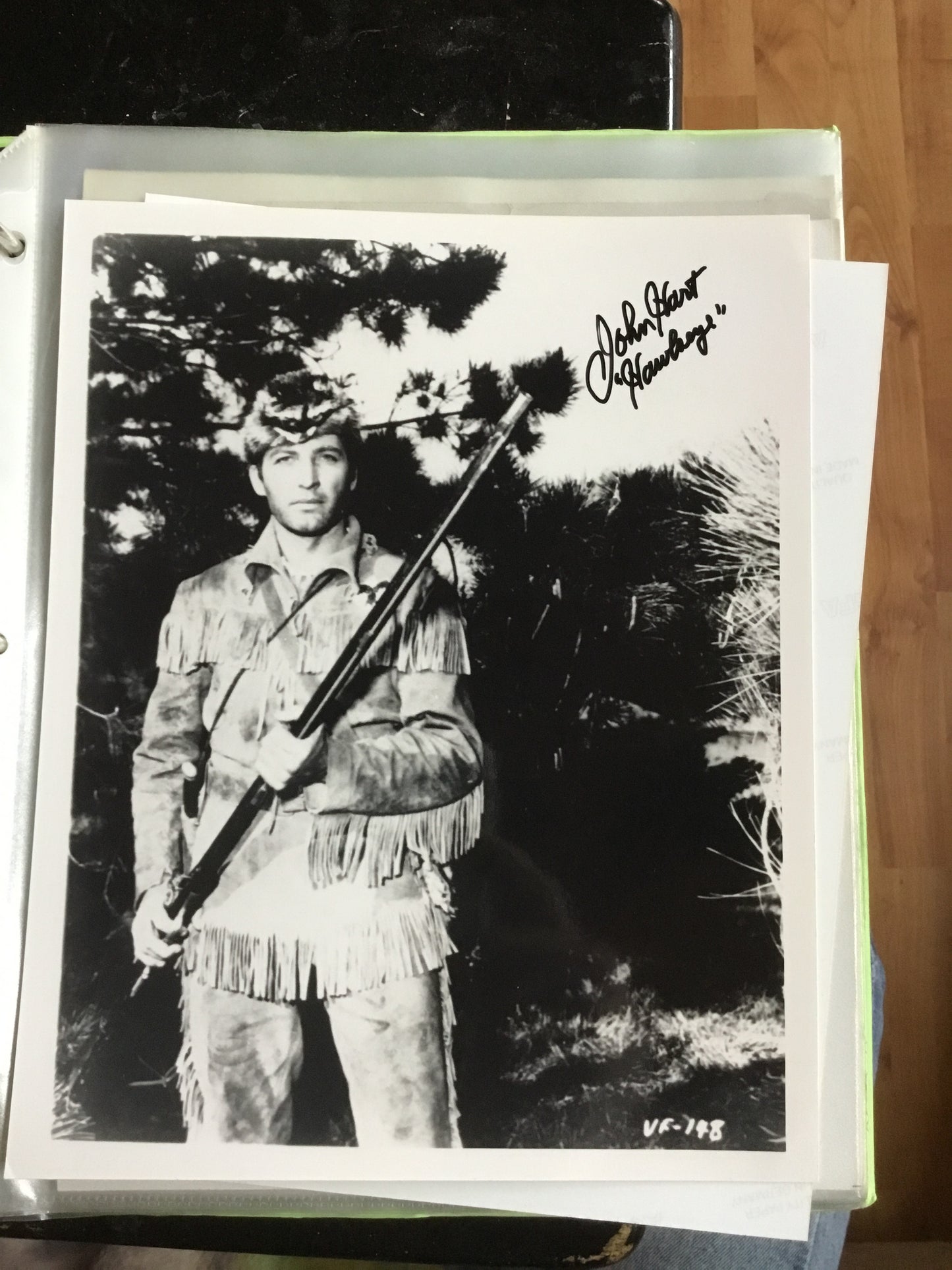 JOHN HART, Hawkeye and Lone Ranger, autograph