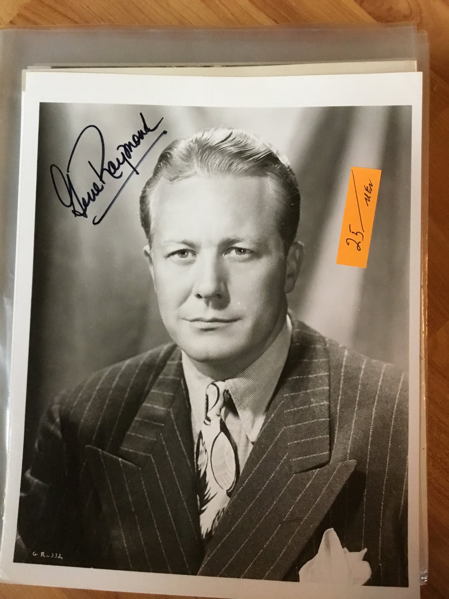 Gene Raymond autograph