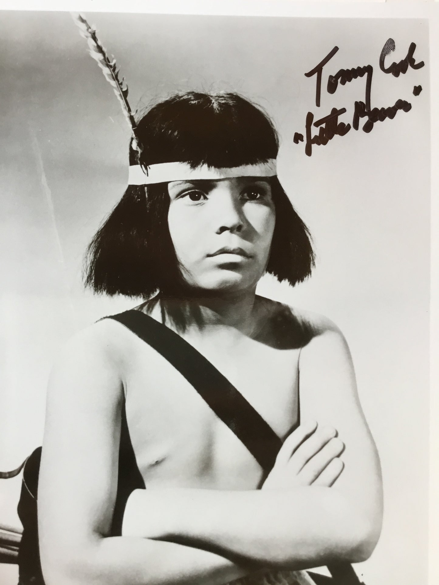 Tommy Cook as Little Beaver from RED RYDER autograph