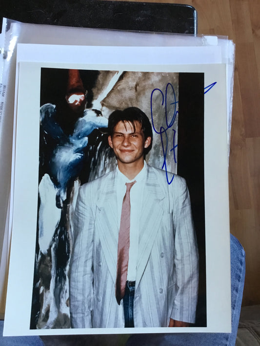 Christian Slater, autograph
