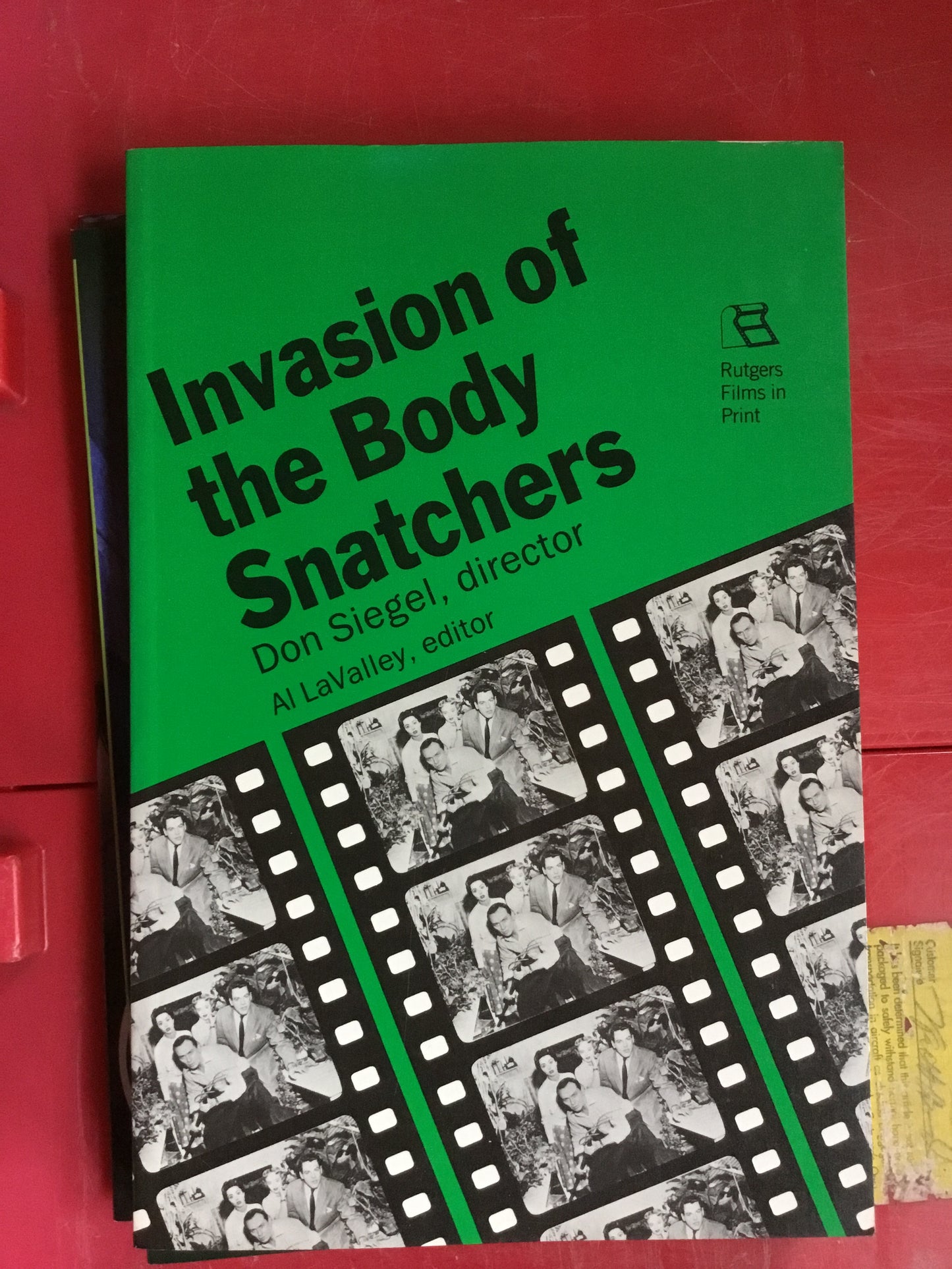 Kevin McCarthy from INVASION OF THE BODY SNATCHERS (signed book)