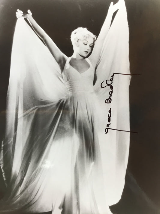 Grace Bradley, Paramount actress, autograph