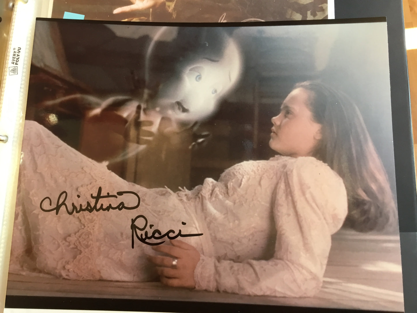 CASPER, Addams Family, Christina Ricci autograph