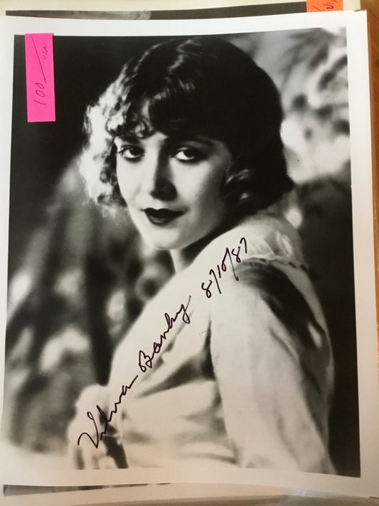 Vilma Banky SON OF THE SHEIK autograph