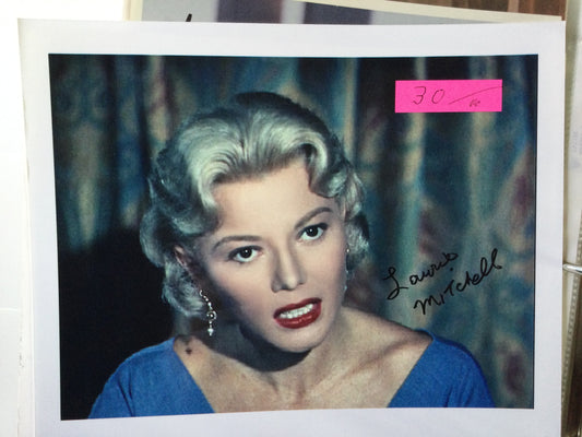 LAURIE MITCHELL, autograph
