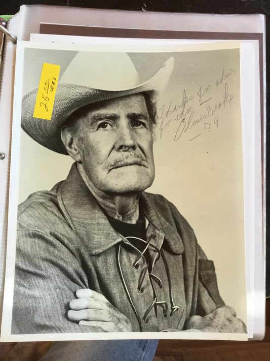 OLIVER DRAKE, autograph