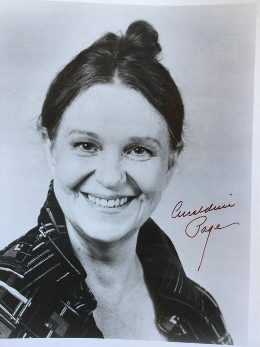 GERALDINE PAGE, autograph