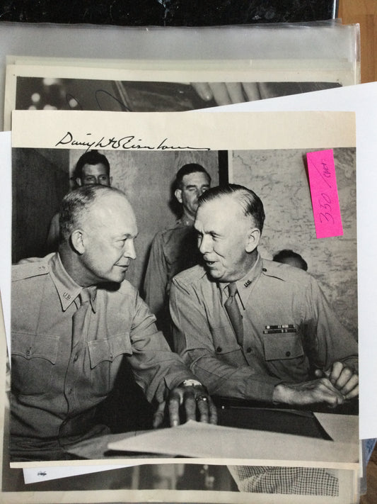 DWIGHT EISENHOWER, autograph